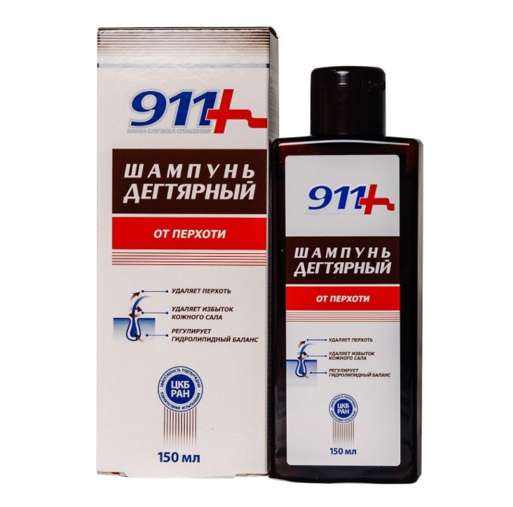 911 шампунь Дегтярный 150 мл
911 шампунь Дегтярный 150 мл