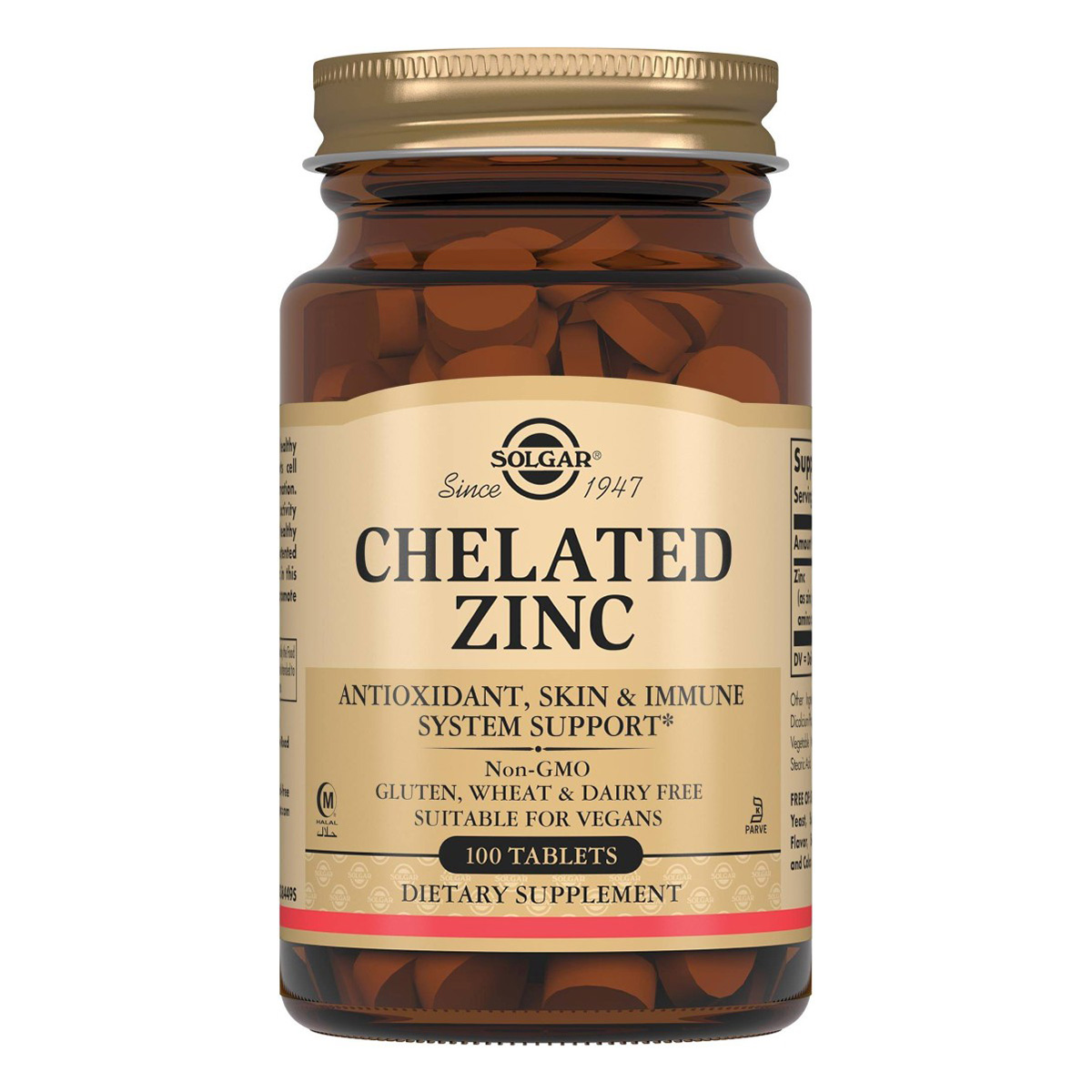 Солгар Хелат Цинка, таблетки, 100 шт.
Солгар Хелат Цинка, таблетки, 100 шт.