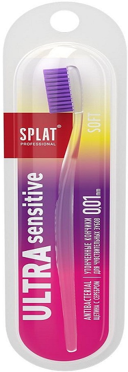 Сплат Professional Ultra Sensitive, зубная щетка мягкая для чувствительных зубов и десен
Сплат Professional Ultra Sensitive, зубная щетка мягкая для чувствительных зубов и десен