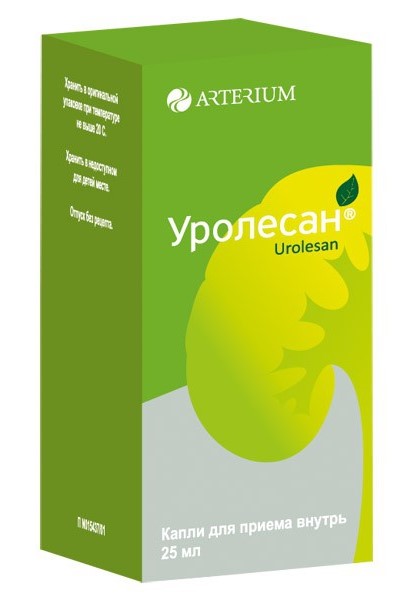 Уролесан, капли 25 мл
Уролесан, капли 25 мл