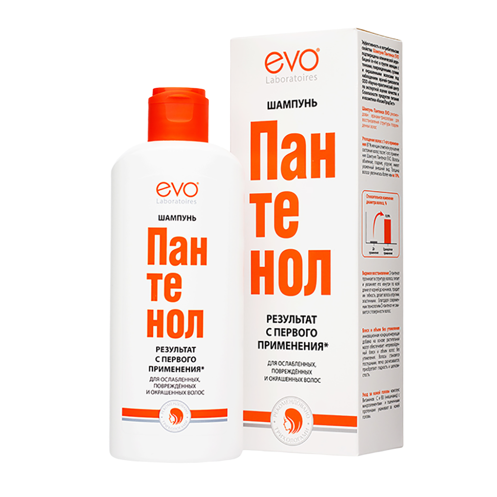 EVO Пантенол, шампунь, 250 мл
EVO Пантенол, шампунь, 250 мл