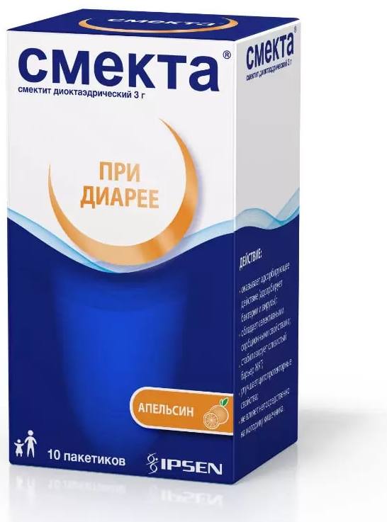 Смекта, порошок (апельсин), пакетик 3 г, 10 шт.
Смекта, порошок (апельсин), пакетик 3 г, 10 шт.