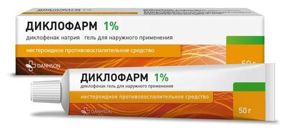 Диклофарм, гель 1%, 50 г
Диклофарм, гель 1%, 50 г