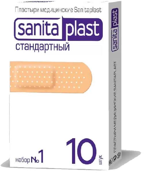 Sanitaplast, стандартный набор пластырей №1, 10 шт.
Sanitaplast, стандартный набор пластырей №1, 10 шт.