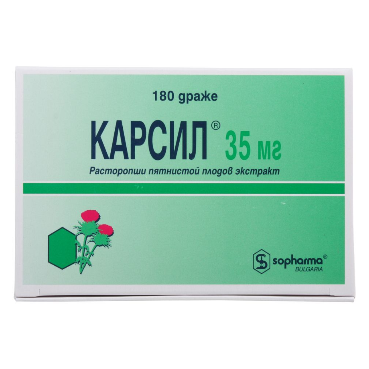 Карсил, таблетки 35 мг, 180 шт.
Карсил, таблетки 35 мг, 180 шт.
