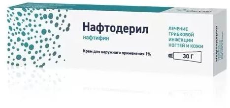 Нафтодерил, крем 1%, 30 г
Нафтодерил, крем 1%, 30 г