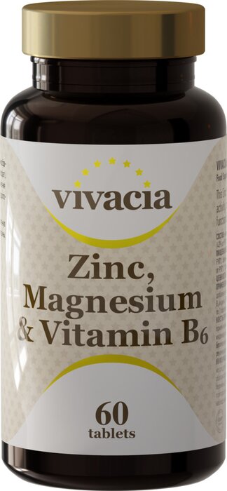 Цинк Магний и витамин В6 таб 60 шт Vivacia (Вивация)