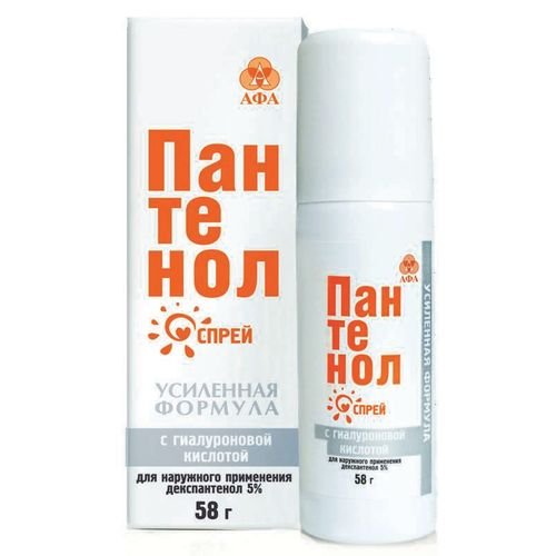 Vitateka/Витатека Пена-Спрей Пантенол с гиалуроновой кислотой косметическая пена 58 г №1