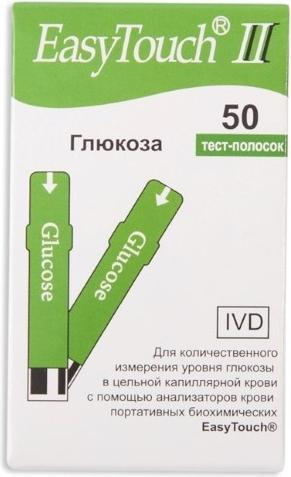

Easy Touch, тест-полоски глюкоза, SH106-25, 50 шт.