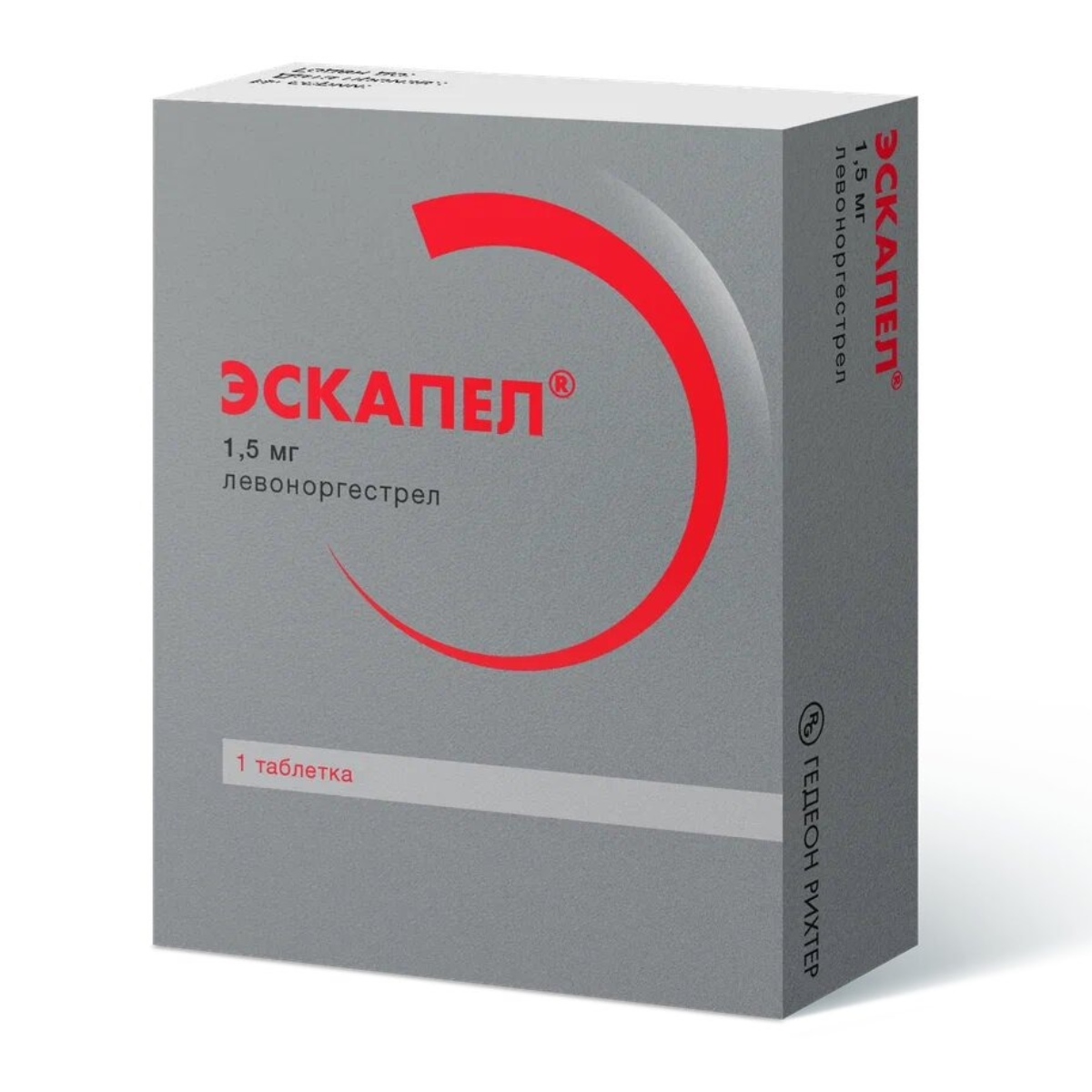 

Эскапел, таблетки 1.5 мг, 1 шт.