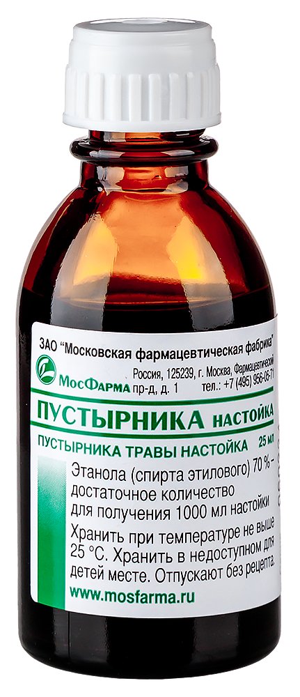 Пустырника настойка флакон-капельница 25 мл