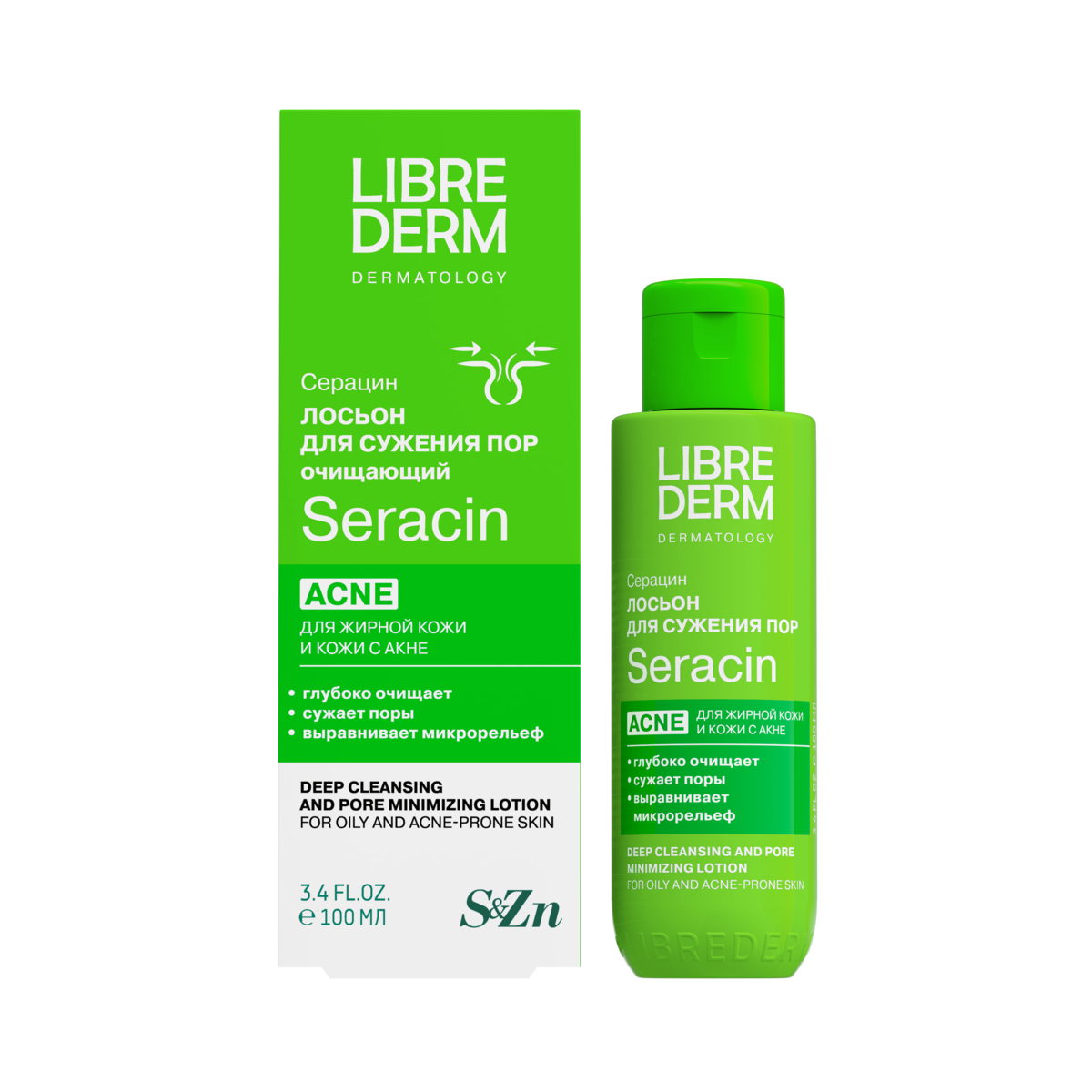 Либридерм Серацин, лосьон для глубокого очищения, 100 мл