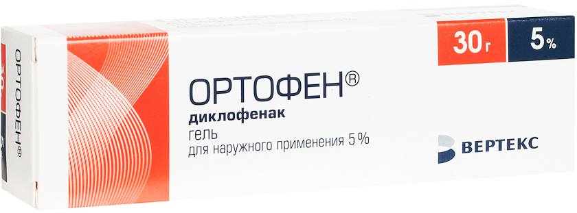 Ортофен, гель 5%, 30 г