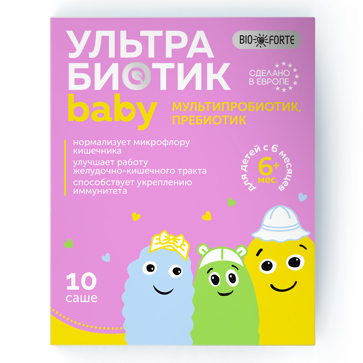 

УльтраБиотик Бэби BioForte, порошок саше 10 шт.