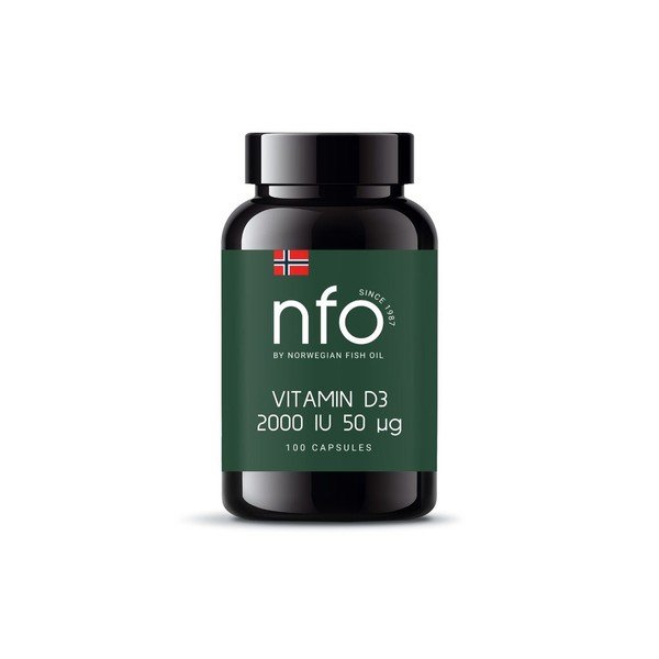 Norwegian Fish Oil (NFO) Витамин D капсулы 2000 ме №100