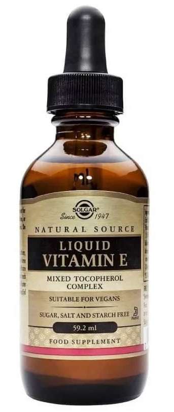 Солгар Витамин E жидкий, 59.2 мл витамин е токоферол в ампулах эревит 300 1мл 5