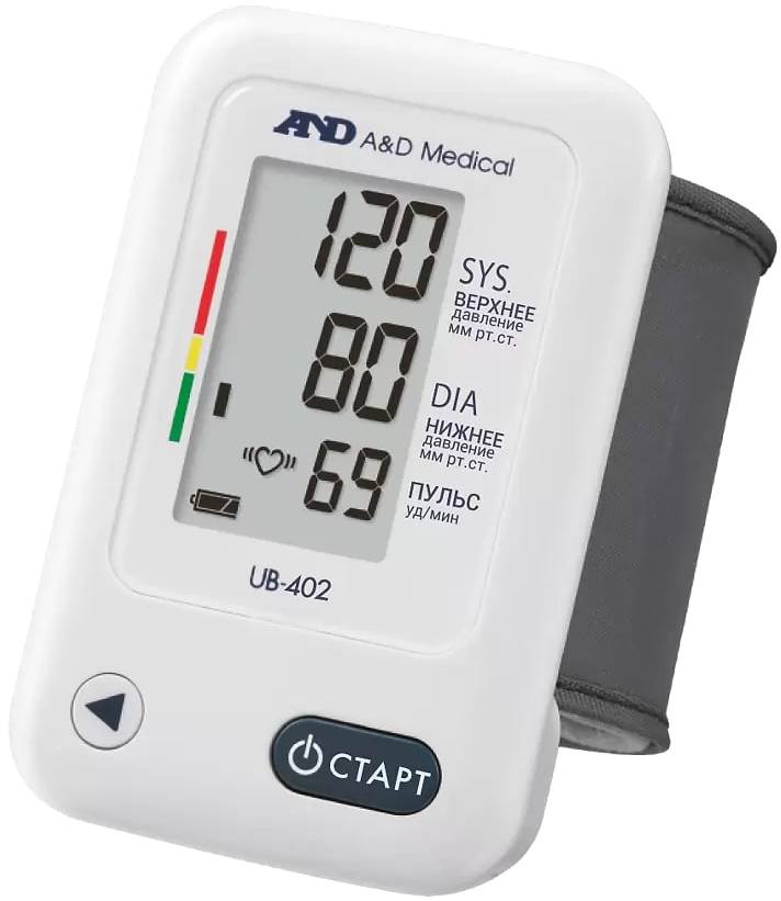 Тонометр AND UB-402 автоматический тонометр urm на запястье digital blood pressure monitor