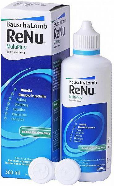 Раствор для линз ReNu MPS (для чувствительных глаз), 360 мл раствор для контактных линз deniq 100мл