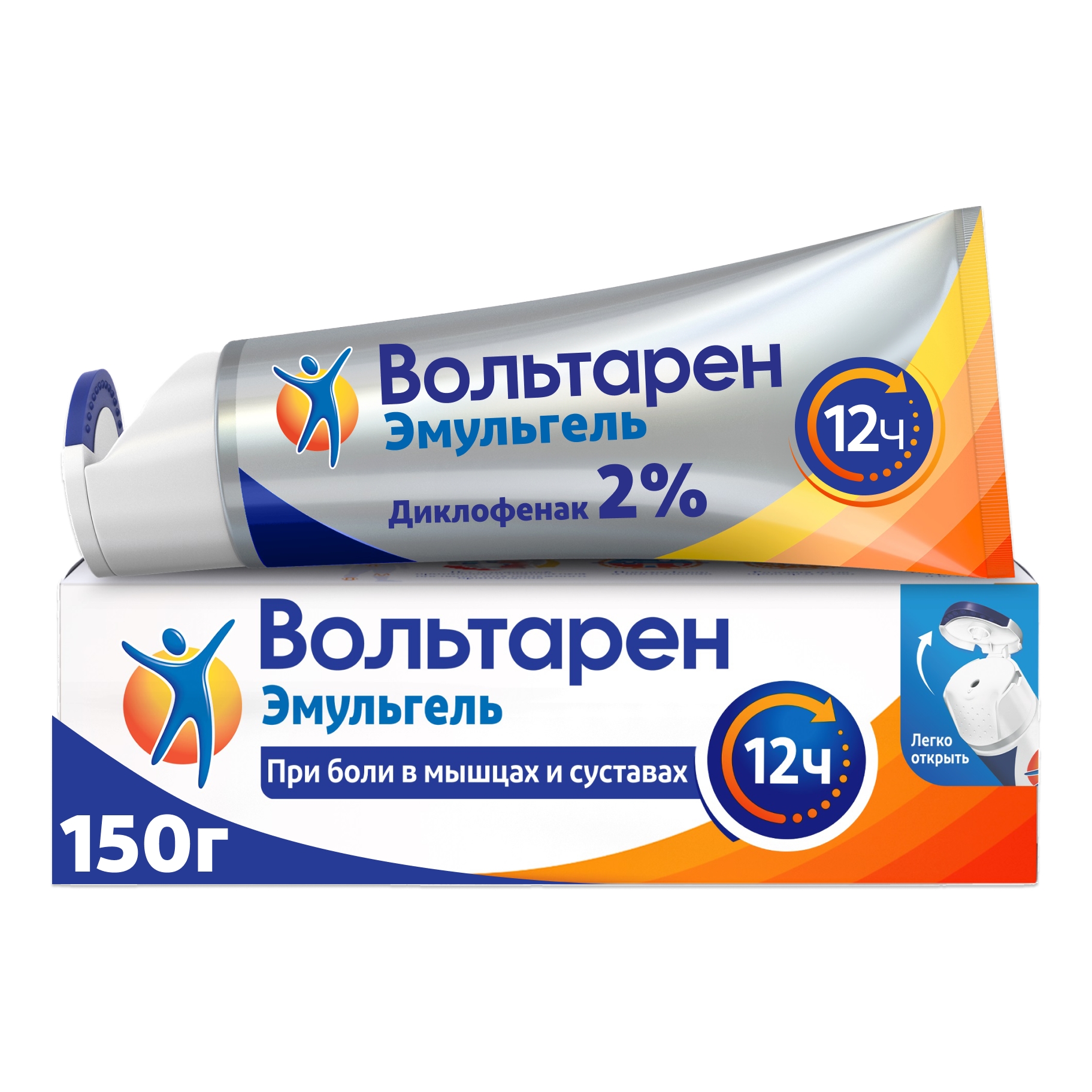 Вольтарен Эмульгель, гель 2% 150 г, 1 шт.