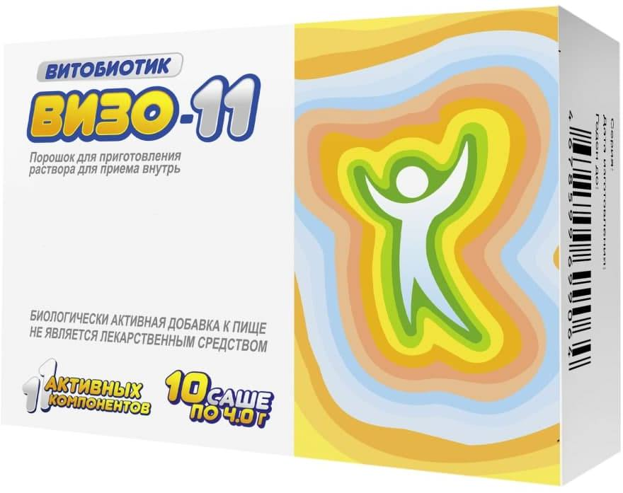 

Визо-11 пор д/приг р-ра д/внут прим саше 4 г х10