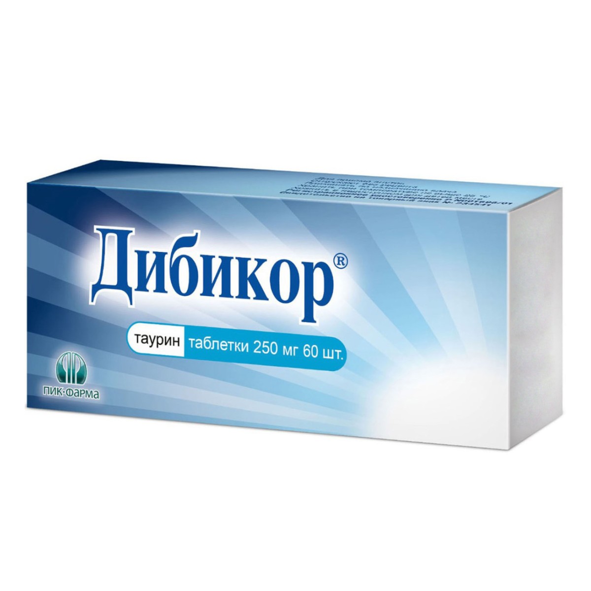 

Дибикор, таблетки 250 мг, 60 шт.