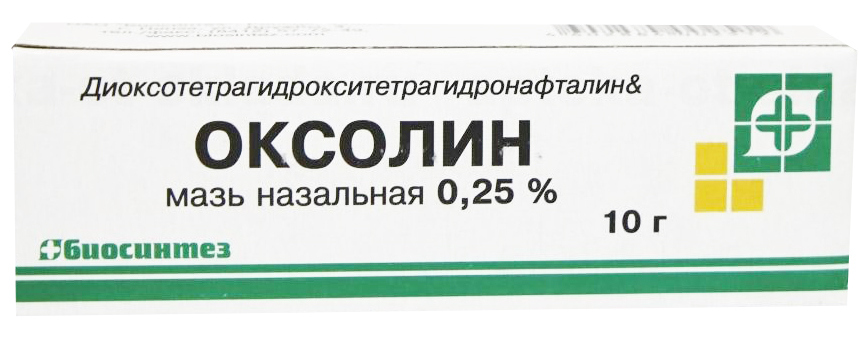 

Оксолин, мазь назальная 0.25%, 10 г
