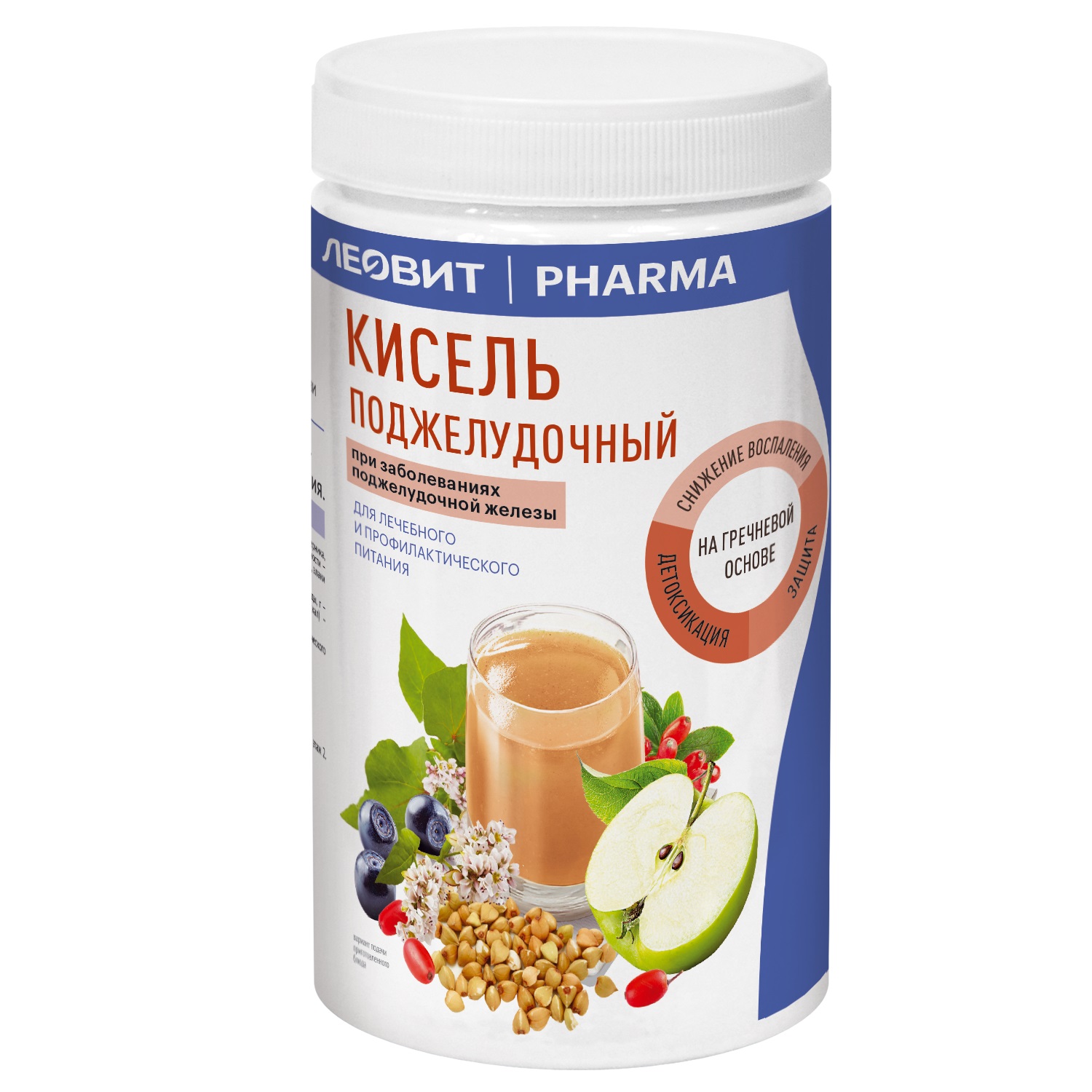 Леовит Pharma Кисель Поджелудочный, банка, 400 г