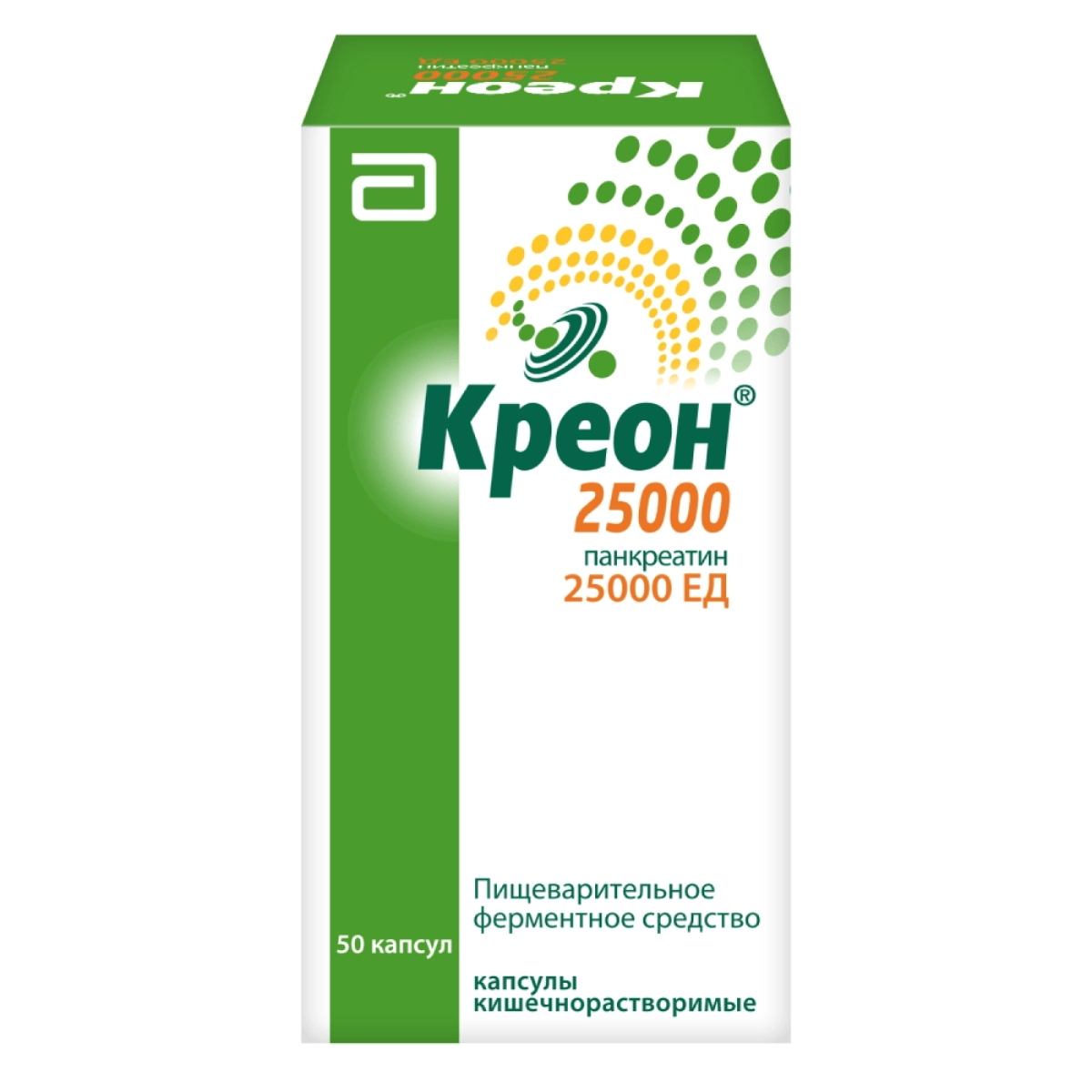 

Креон 25 000, капсулы 25000ЕД, 50 шт. (Россия)