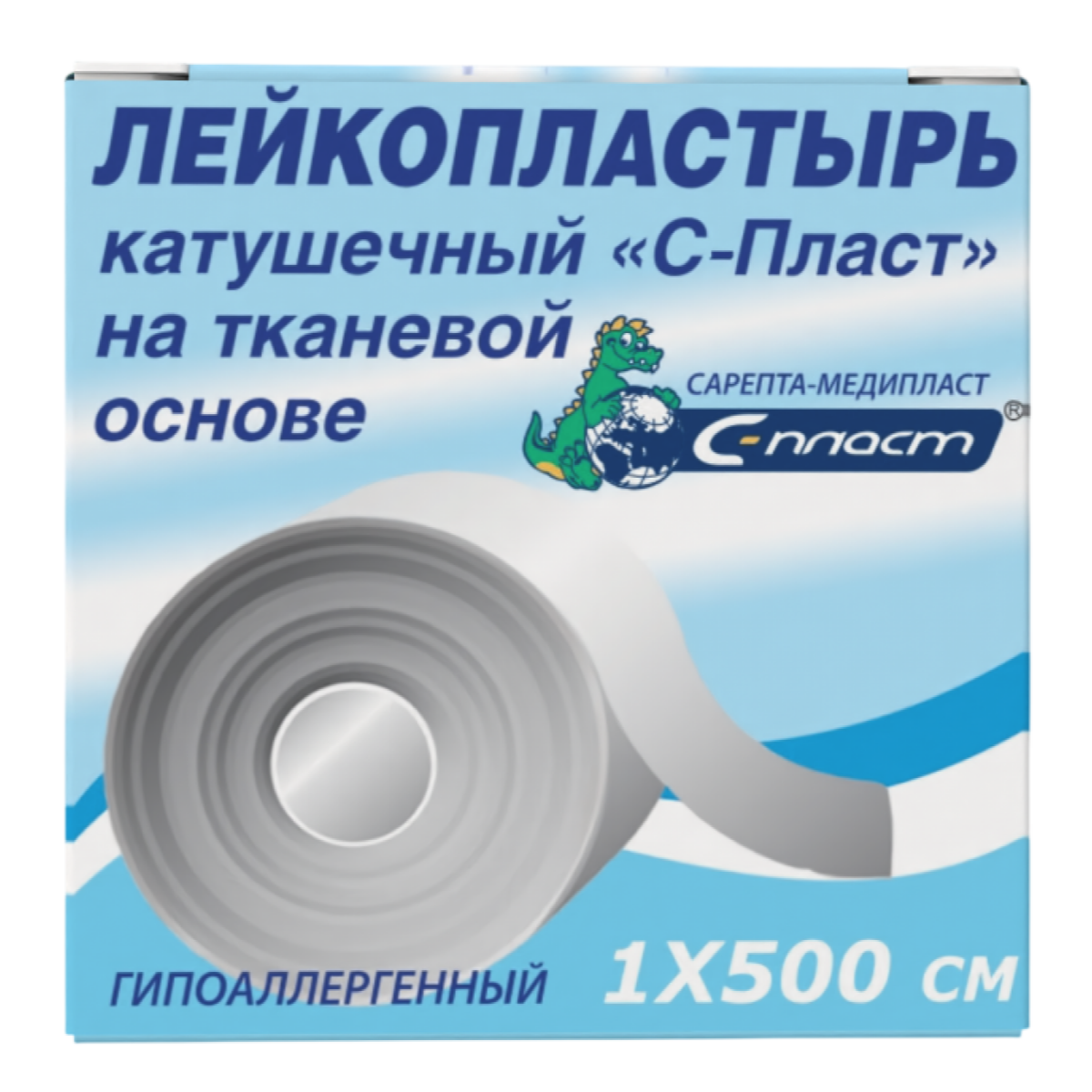 Лейкопластырь катушечный тканевой 1х500 см