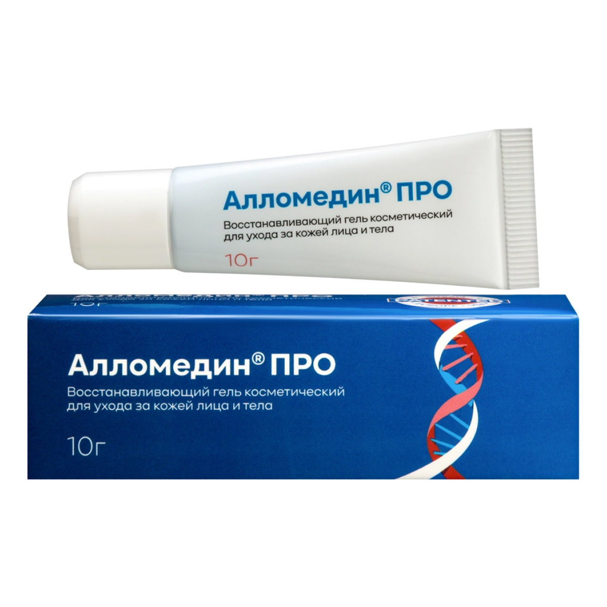 Алломедин Про, гель для ухода за кожей лица и тела восстанавливающий, 10 г