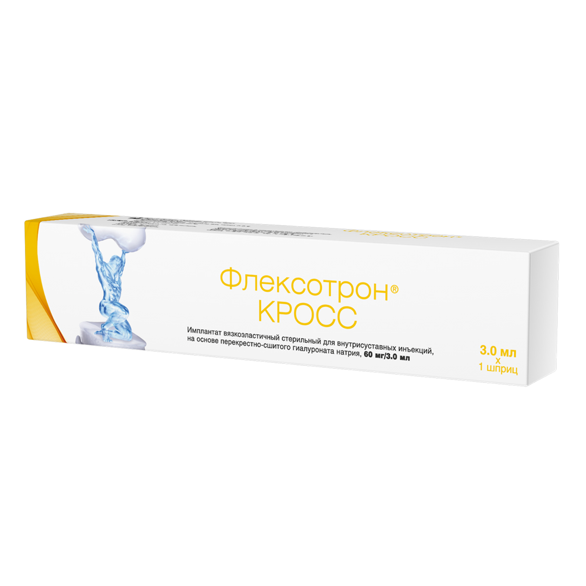 

Флексотрон Кросс Имплант, раствор 60 мг, 3 мл