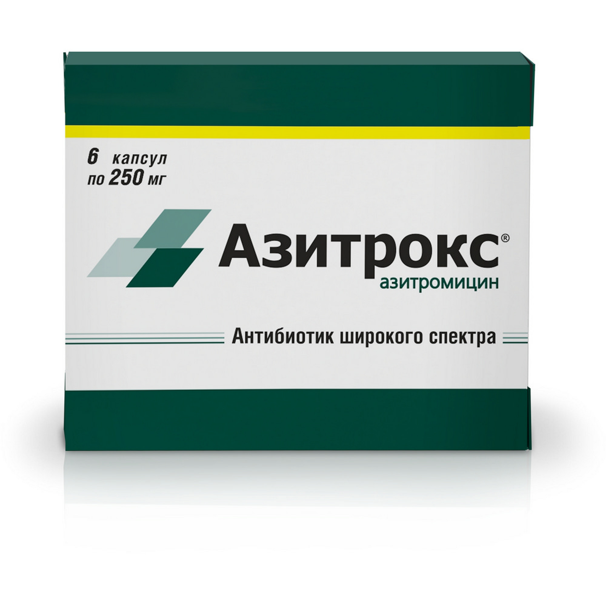 Азитрокс, капсулы 250 мг, 6 шт. купить по цене 393 руб. в Москве,  инструкция, отзывы в интернет-аптеке Polza.ru