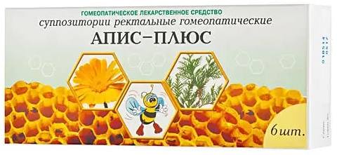 

Апис-плюс, суппозитории ректальные, 6 шт.