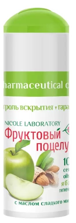 

Michel Фруктовый Поцелуй, помада губная Яблоко, 1 шт.