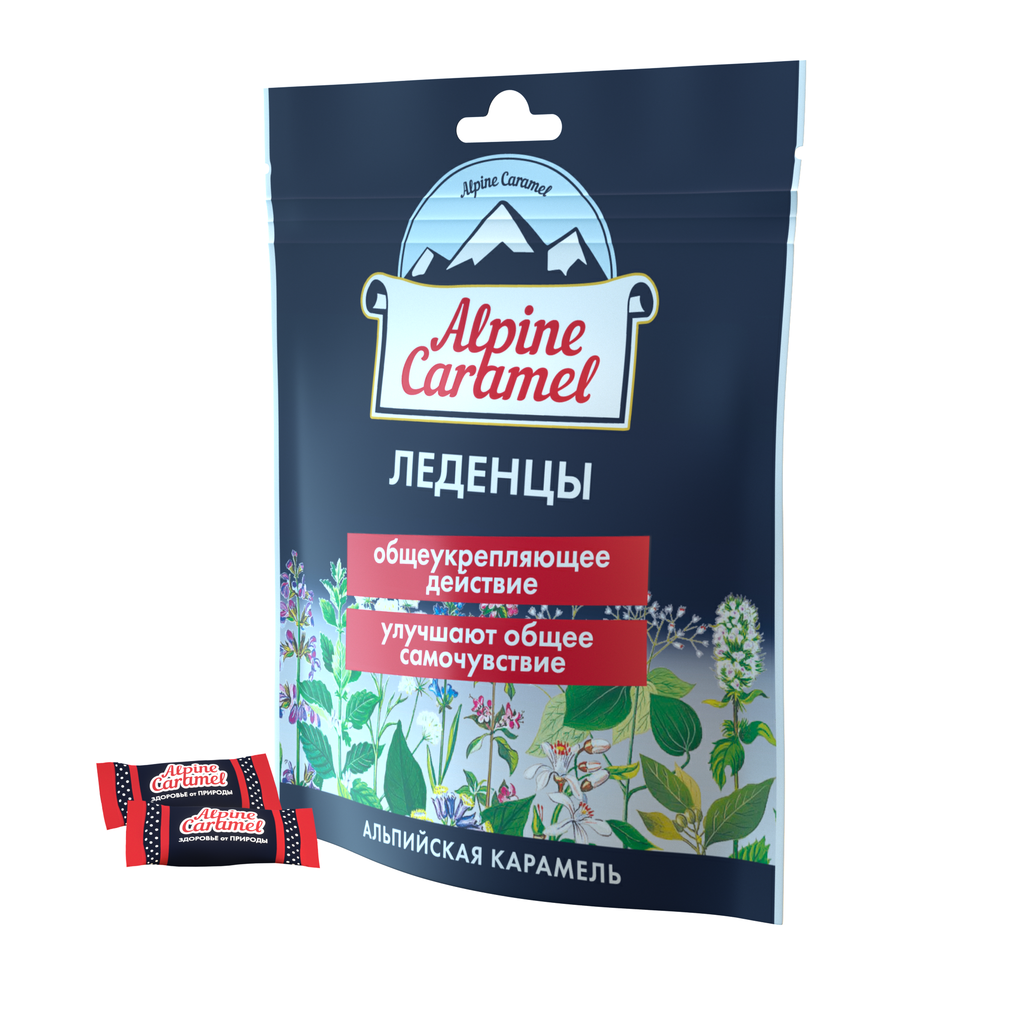 Alpine Caramel Альпийская Карамель леденцы, 75 г альпийская карамель леденцы без сахара уп 75 г 1 шт