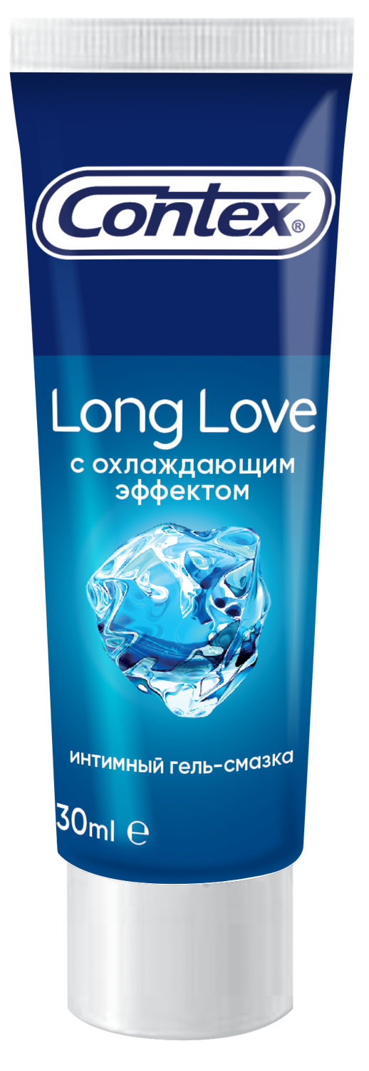 Contex, гель-смазка Long Love с охлаждающим эффектом, 30 мл loren cosmetic гель для рук с антибактериальным эффектом clean