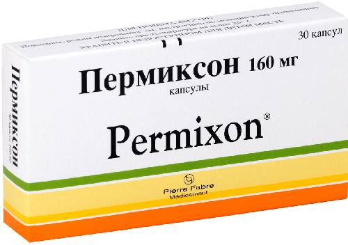 Пермиксон, капсулы 160 мг, 30 шт. изложения с комплексным анализом текста
