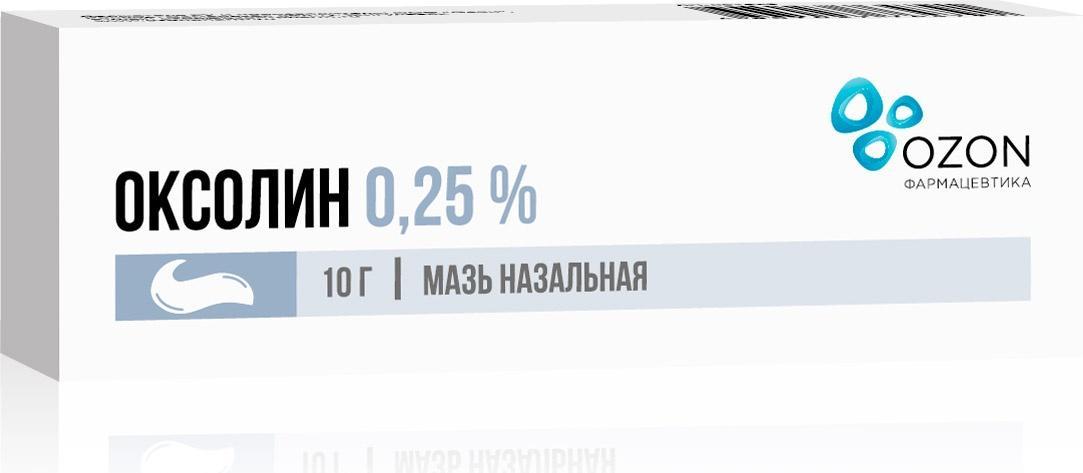 

Оксолин, мазь 0.25%, 10 г (Озон)