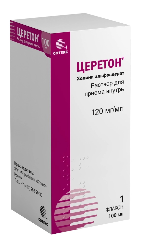 Церетон, раствор 120 мг/мл, 100 мл +Пипетка и адаптер