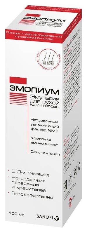 

Эмолиум, эмульсия для сухой кожи головы, 100 мл
