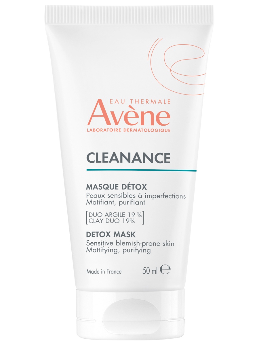 Avene Cleanance, маска-детокс для глубокого очищения, 50 мл