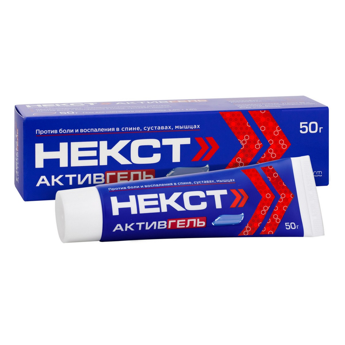 Некст Активгель, гель 5%+3% 50 г, 1 шт.