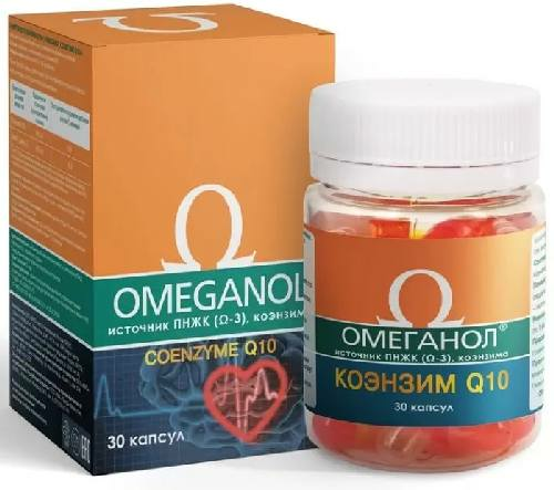 

Омеганол Коэнзим Q10, капсулы, 30 шт.