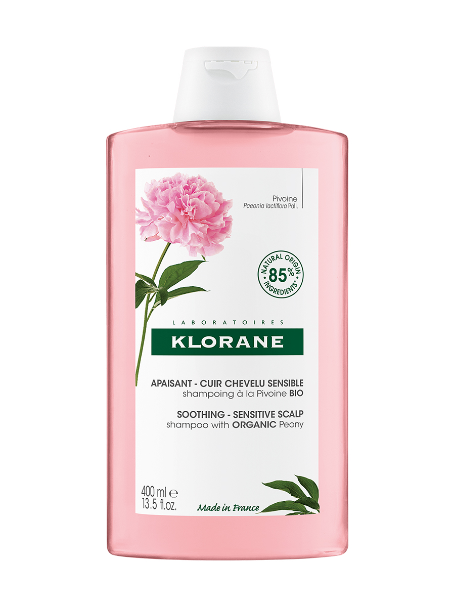Klorane Пион, шампунь для волос успокаивающий 400 мл