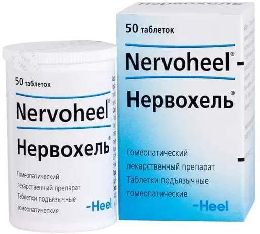 Нервохель, таблетки, 50 шт. солгар комплекс глюкозамина хондроитина и мсм таблетки 120 шт