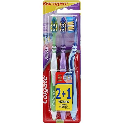 Colgate зубн щетка зиг-заг средняя зубная щетка №1