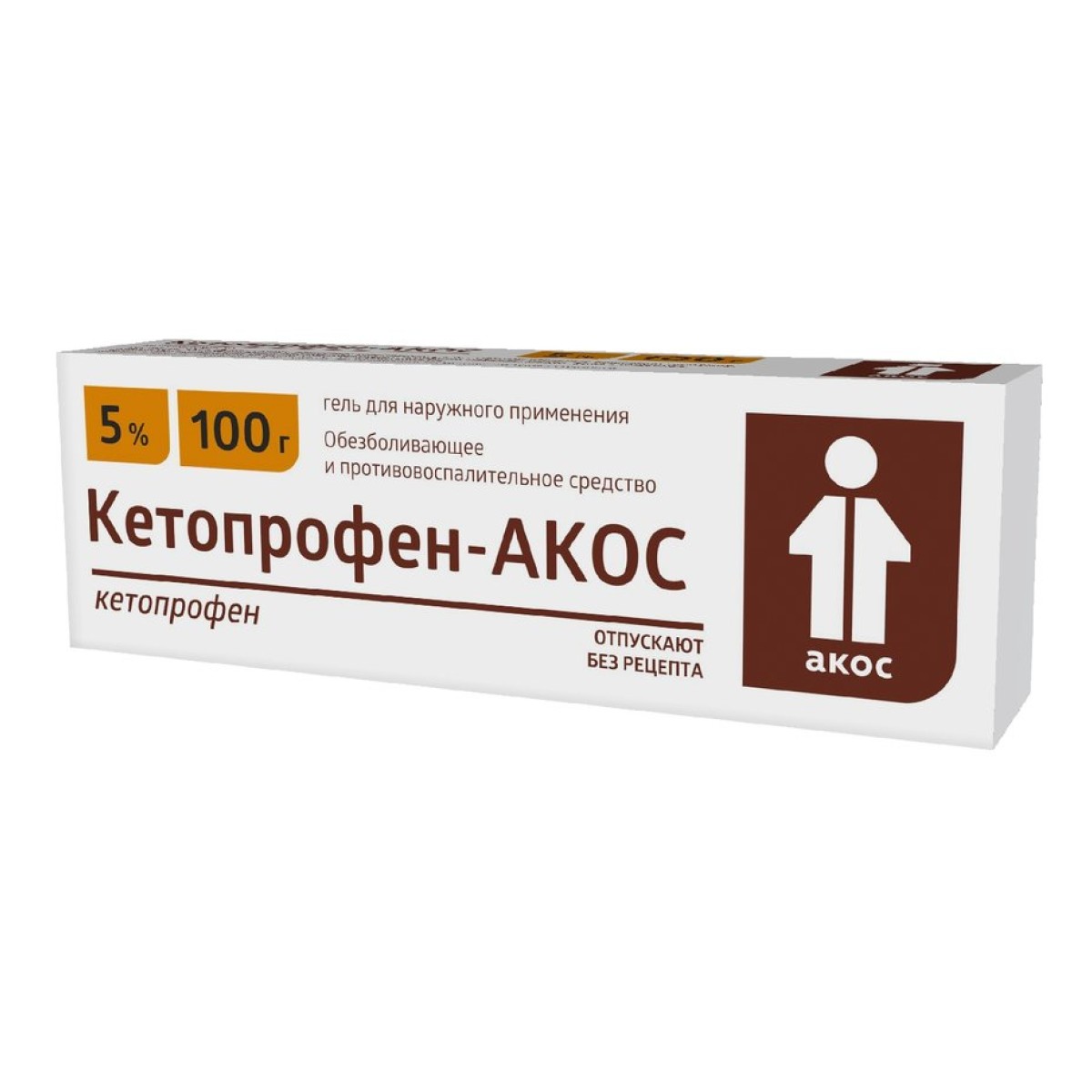 Кетопрофен-АКОС, гель 5% 100 г