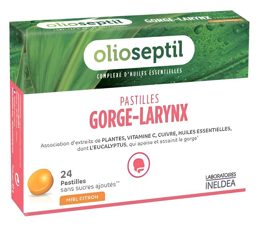 Olioseptil Пастилки для горла мед лимон 24 шт.
