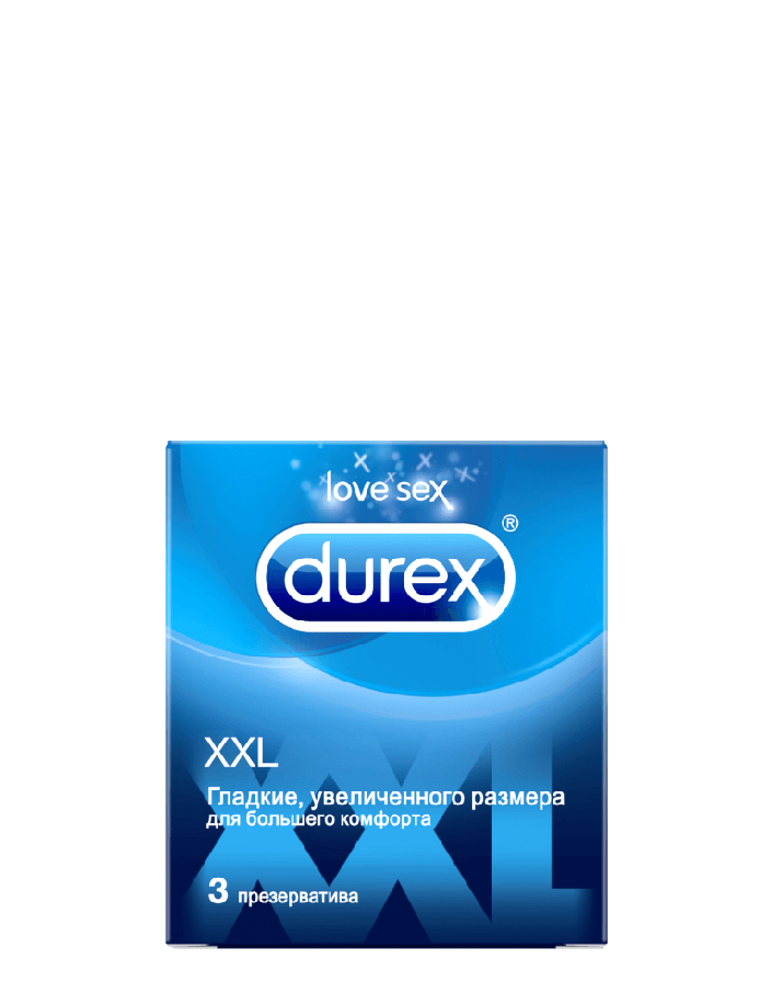 Презервативы Durex XXL, 3 шт.