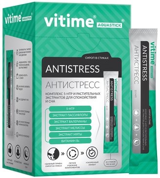 VITime Аквастик Антистресс, стик, 10 шт.
